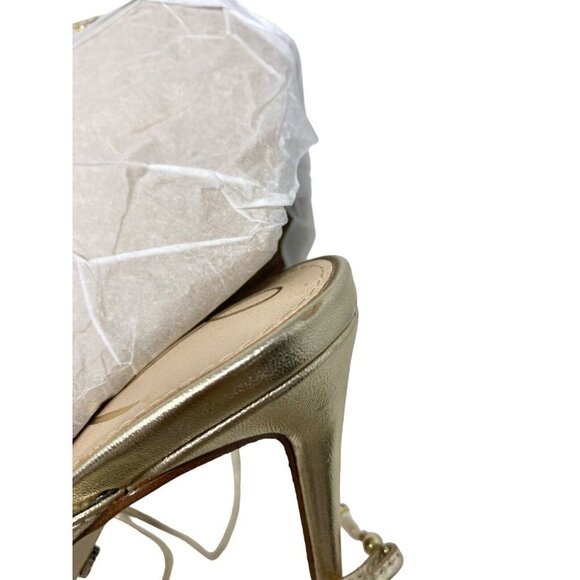 Sam Edelman Womens Scarlette Leather Ankle Wrap Evening Heels Shoes 8.5 *READ* - Picture 7 of 9